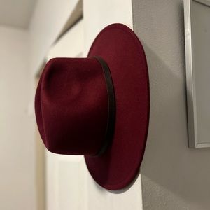 Wide brim fedora